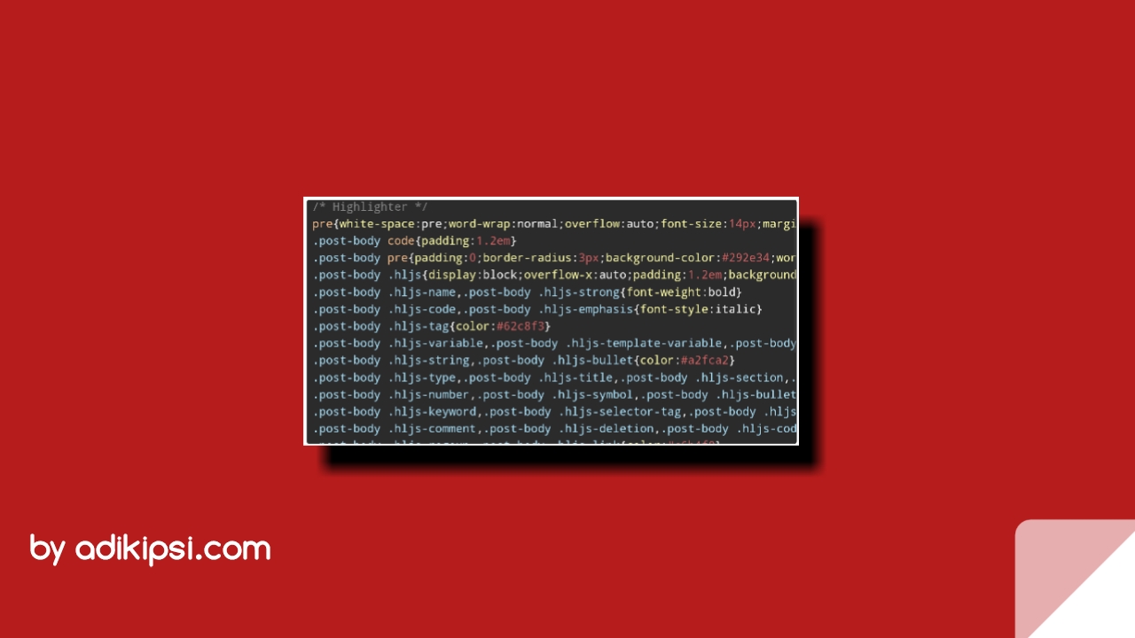Membuat Syntax Highlighter Berwarna Cara Mudah Membuat Syntax Highlighter Berwarna Di Blogger